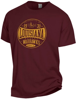 GEAR FOR SPORTS Men's University of Louisiana at Monroe Comfort Wash Circle Logo T-shirt