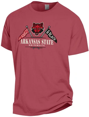 GEAR FOR SPORTS Men's Arkansas State University Pennants Graphic T-shirt