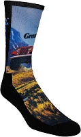 Jeep Men's Vintage Ads Crew Socks                                                                                               