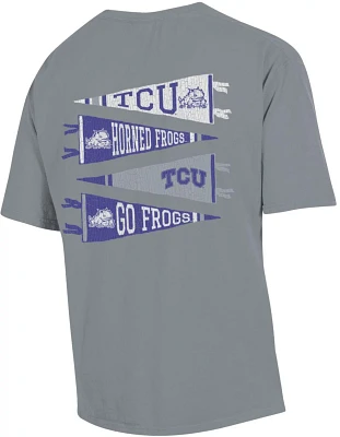 GEAR FOR SPORTS Men's Texas Christian University Comfort Wash Team Pennants T-shirt