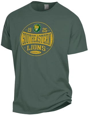 GEAR FOR SPORTS Men's Southeastern Louisiana University Comfort Wash Circle Logo T-shirt                                        