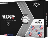 Callaway 2023 Chrome Soft X Tripletrack USA TruTrack Golf Balls 12-Pack                                                         