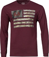 Realtree Men’s Tattered Flag Long Sleeve T-Shirt                                                                              