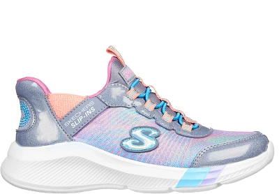 SKECHERS Girls' Dreamy Lites Colorful Prism Slip-Ins Shoes