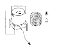 Outdoor Gourmet 100 qt Boiler Kit with Strainer                                                                                 