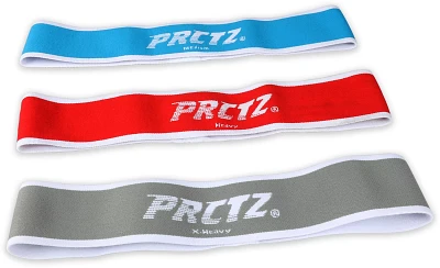 PRCTZ Essential Elastic Fabric Resistance Hip Band 3-Pack                                                                       