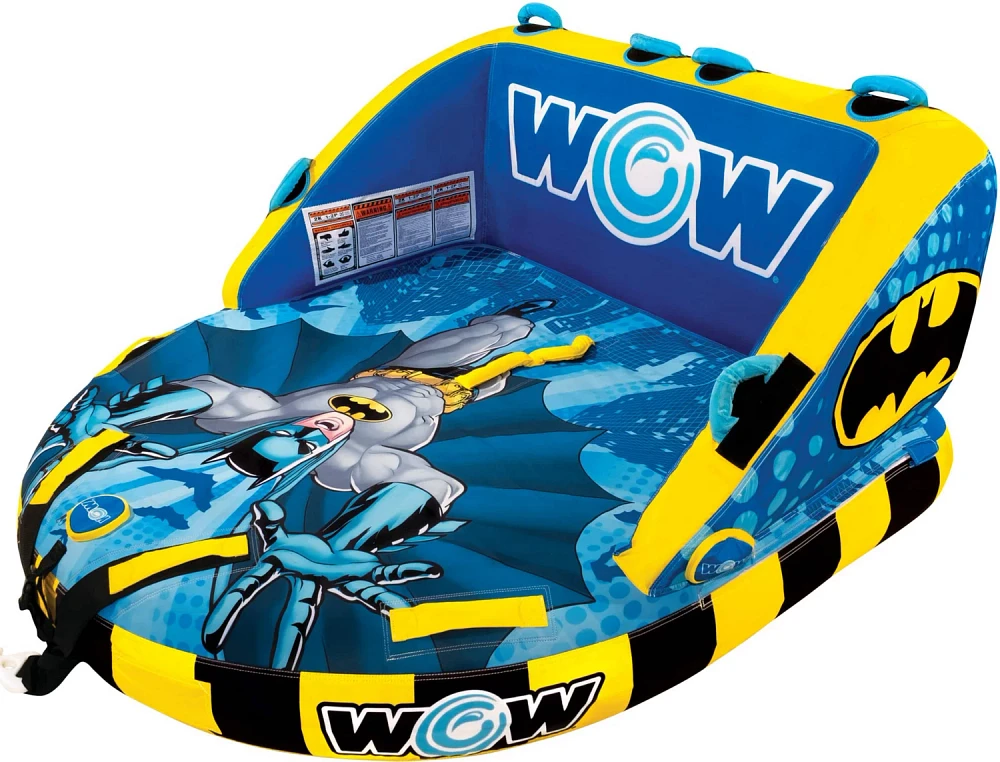 WOW Watersports Batman Soft Top Bubba 1-2 Rider Towable                                                                         