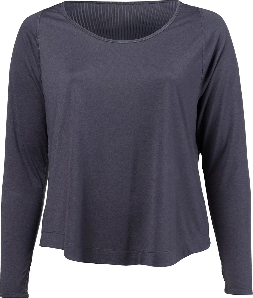 BCG Women's Mesh Back Plus Long Sleeve T-shirt