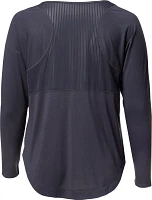 BCG Women's Mesh Back Plus Long Sleeve T-shirt