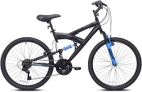 Ozone 500 Boys' Shock Force 24 21-Speed Full Suspension Mountain Bike