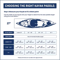 Magellan Outdoors Abyss Kayak Paddle                                                                                            