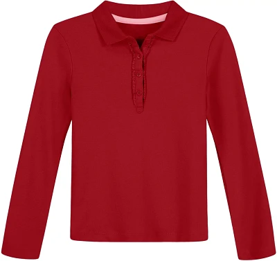 Nautica Girls' 7-16 Long Sleeve Polo