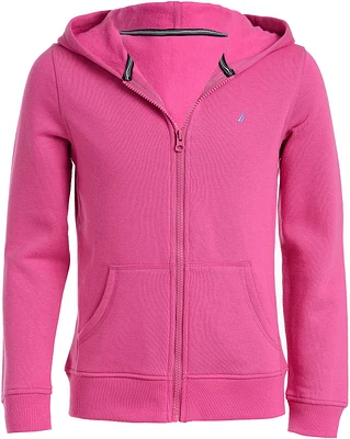 Nautica Girls' 7-16 Fleece FZ Hoodie