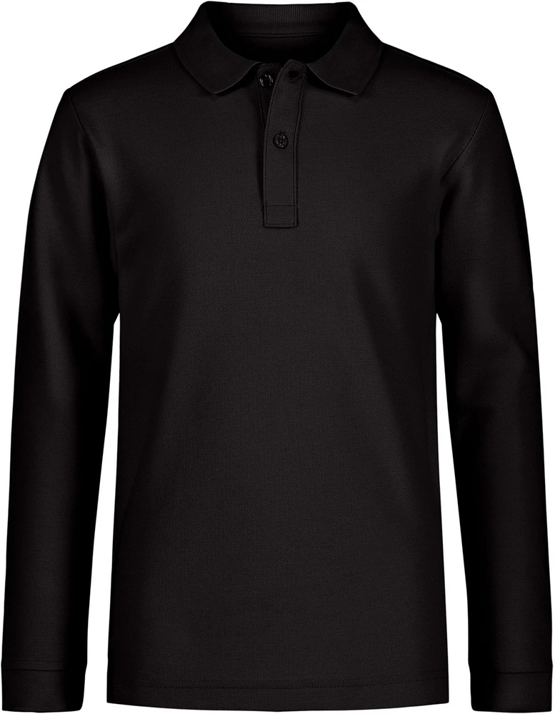 Nautica Boys' - Double Pique Long Sleeve Polo Shirt