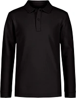 Nautica Boys' - Double Pique Long Sleeve Polo Shirt