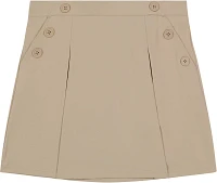 Nautica Girls' Stretch Poplin Plus Scooter Skort