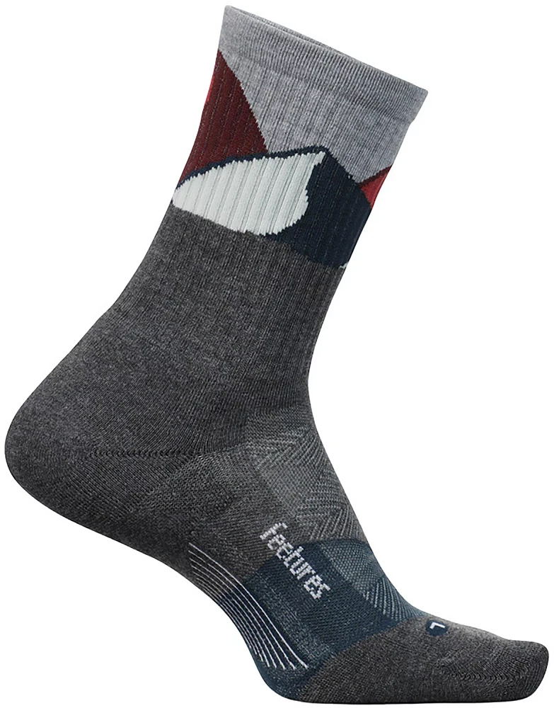 Feetures Trail Max Cushion Mountain Mini Crew Socks