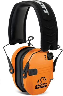 Walker's Blaze Orange Razor Hearing Protection Earmuffs                                                                         