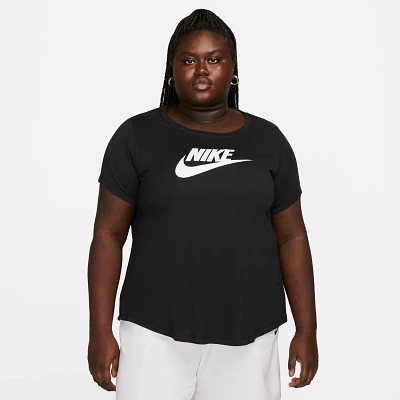 Nike Women's Sportswear Essentials Logo Plus T-Shirt