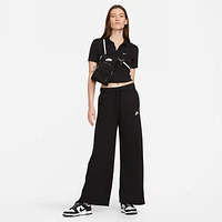 Nike Women's Sportswear Club Fleece Mid-Rise Wide-Leg Sweatpants