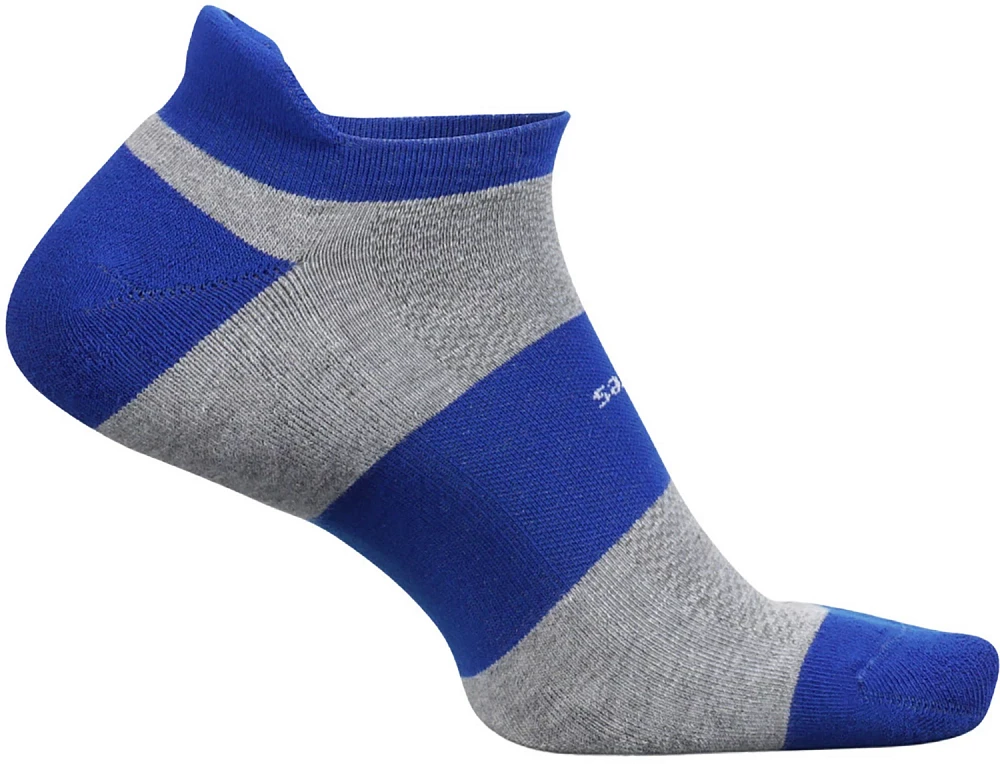 Feetures High Performance Cushion Stripe No Show Tab Socks