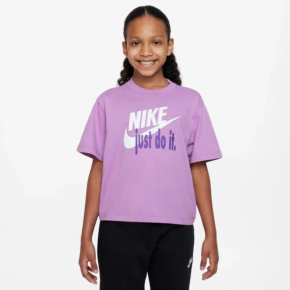 Nike Girls' Sportswear Boxy HBR Graphic T-shirt