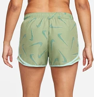 Nike Women's Tempo Swoosh Allover Print Running Shorts