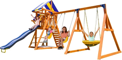 Sportspower Willow Creek Wooden Swing Set                                                                                       