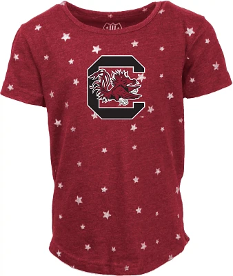 Wes and Willy Girls' South Carolina State University Mascot Shimmer Star Graphic T-shirt