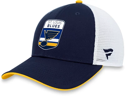 Fanatics Men's St. Louis Blues Authentic Pro Draft Podium Structured Trucker Hat                                                