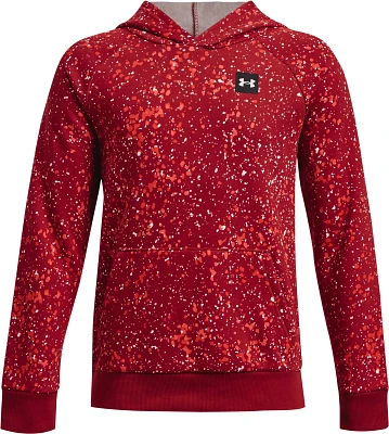 Under Armour Boys’ Rival Printed Fleece Hoodie                                                                                