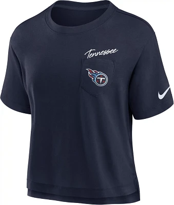 Nike Women's Tennessee Titans Dri-FIT High Hip Pocket T-shirt