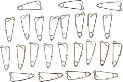 Eagle Claw Stainless Trotline Clips 25-Pack                                                                                     