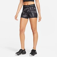 Nike Women's Pro Dri-FIT Mid-Rise Shorts 3"