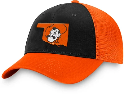 Top of the World Men's Oklahoma State University Roots Structured Meshback Snapback Cap                                         