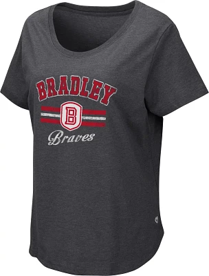 Colosseum Athletics Women's Bradley University Myla Short Sleeve T-shirt