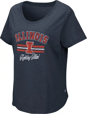 Colosseum Athletics Women's University of Illinois Myla Short Sleeve T-shirt