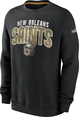 Nike Men's New Orleans Saints Rewind Club Long Sleeve Graphic T-shirt