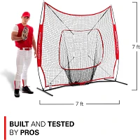 Rukket Sports 5x5ft Sock It Net With Weighted Balls And Strike Zone                                                             