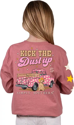 Simply Southern Girls' Kick the Dust Up Long Sleeve T-shirt