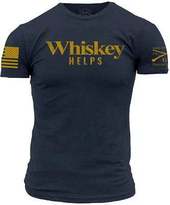 Grunt Style Men's Whiskey Helps Short Sleeve T-Shirt