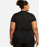 Nike Women's Dri-FIT Swoosh Plus Sized Short Sleeve Running Top