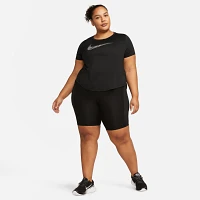 Nike Women's Dri-FIT Swoosh Plus Sized Short Sleeve Running Top