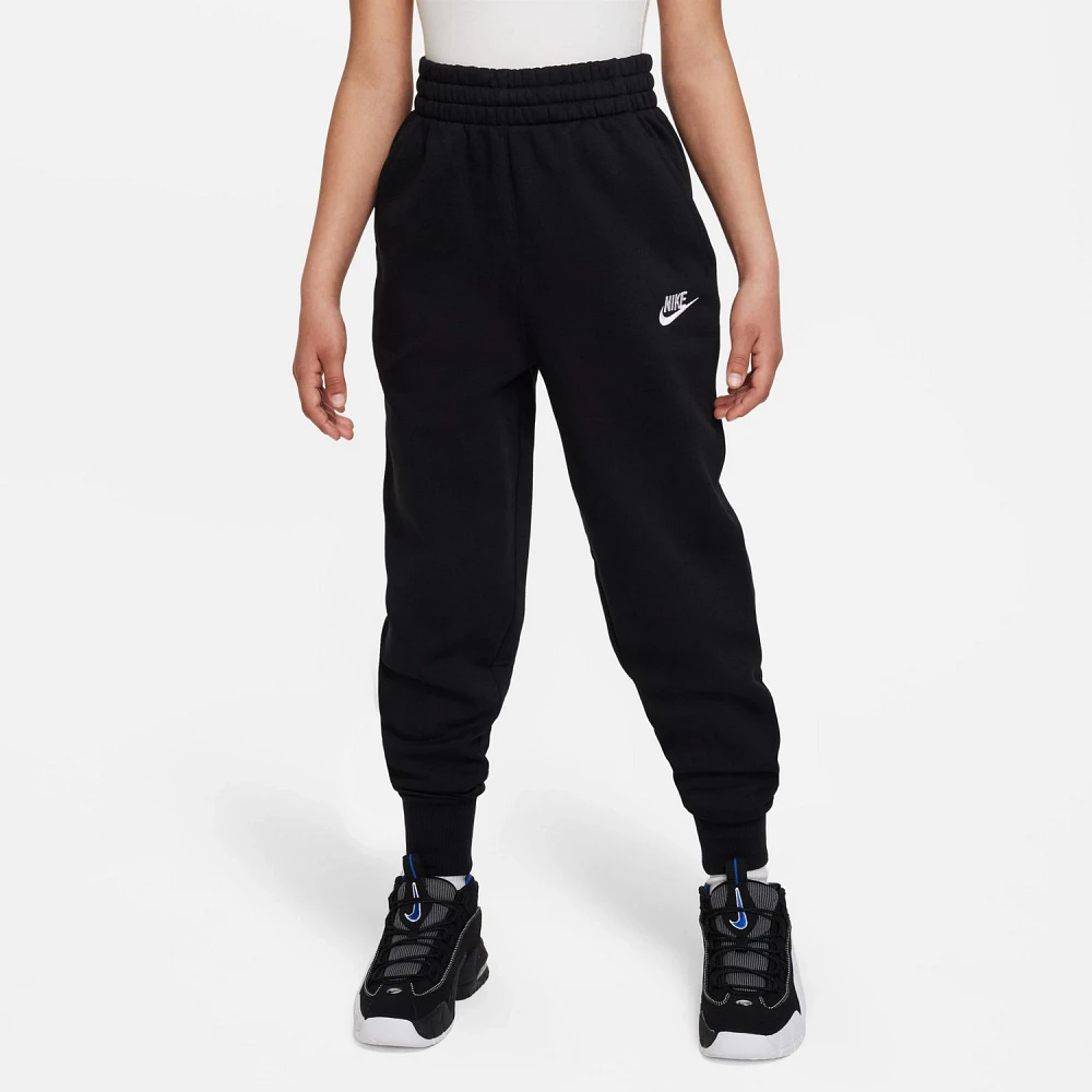 Nike Girls' Sportswear Club Fleece High-Waisted Fitted Pants