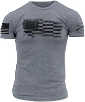 Grunt Style Men's Bar Flag Graphic T-shirt