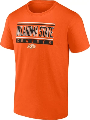 Fanatics Men's Oklahoma State University Fundamentals Stripe and Block T-shirt