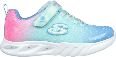 SKECHERS Girls' Flicker Flash Ombre Shoes                                                                                       