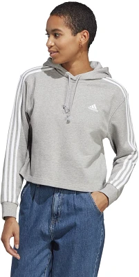 adidas Women's 3-Stripes Crop Hoodie