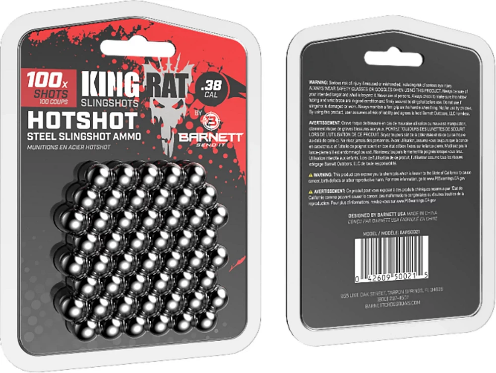 Barnett KingRat SlingShot Ammo 100-Count                                                                                        