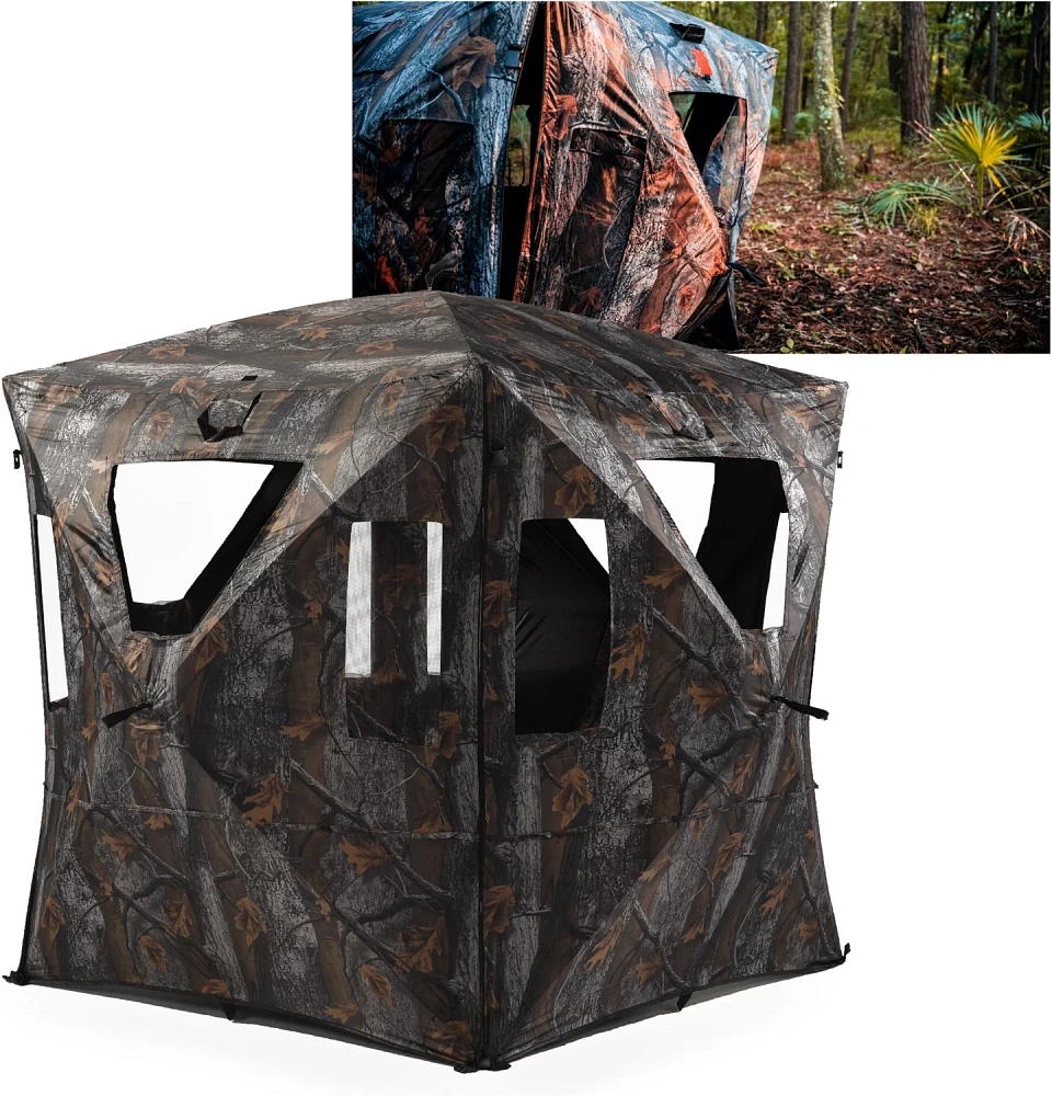 Rukket Sports Hoof Outdoors Deluxe Pop-Up Hub-Style Hunting Blind                                                               